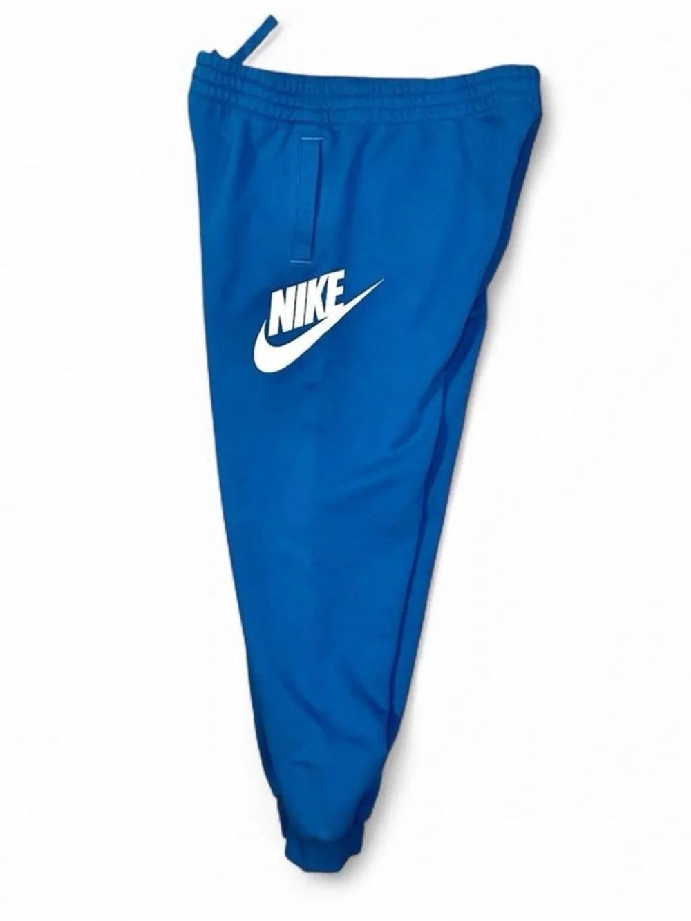 Nike Big Kids‎ Teal Sweatpants Extended Sizing XL+ Husky Plus White Swoosh Logo